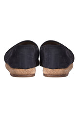 Guiseppe Zanotti Navy Suede Moroccan Multi-Colour Espadrilles
