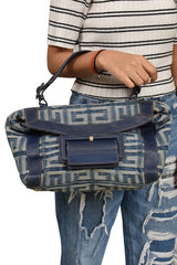 Givenchy Denim Leather Top Handle Bag