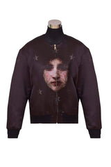 Givenchy Madonna Print Nylon Bomber Jacket