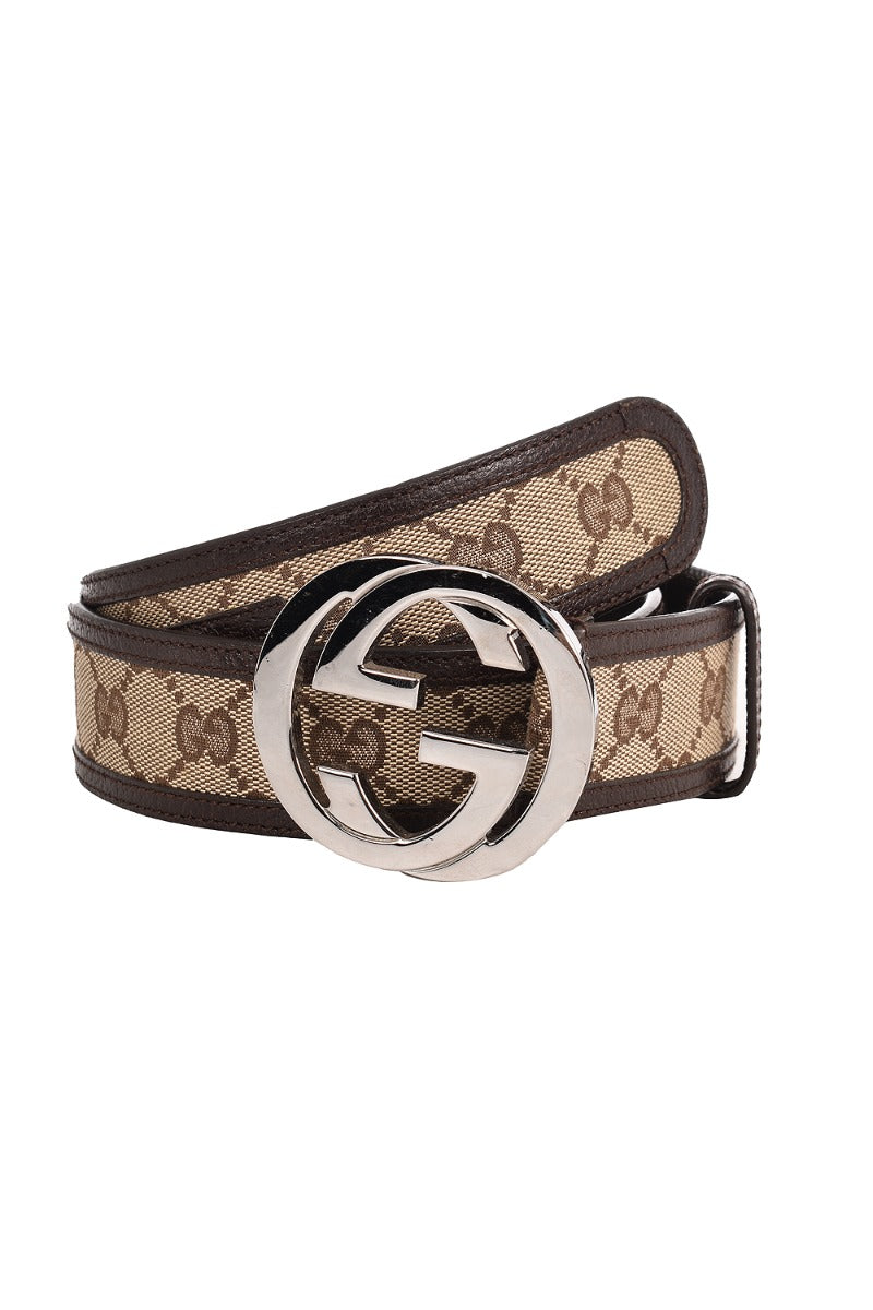Gucc Gg Interlocking Belt