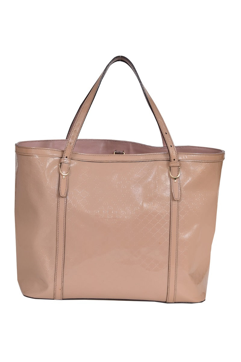 gucci-beige-microguccissima-patent-leather-medium-tote-bag