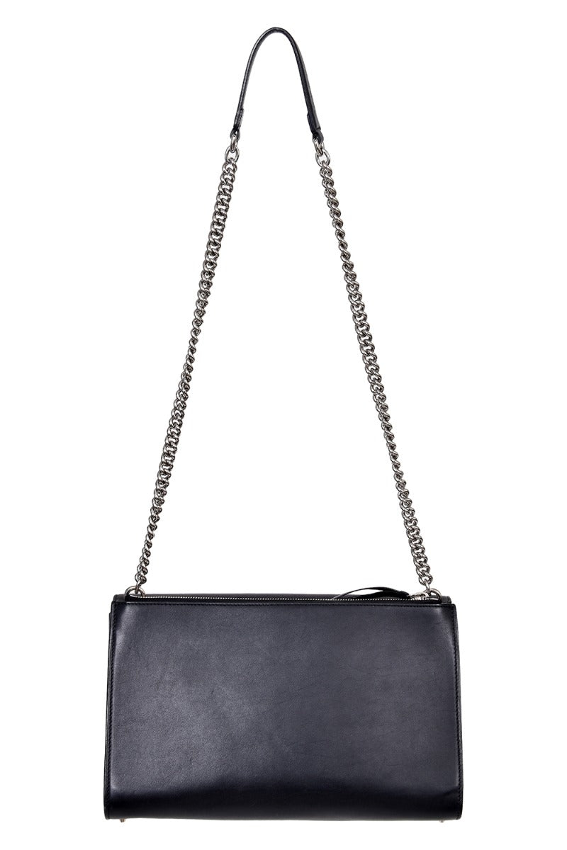 gucci-black-leather-medium-interlocking-gg-shoulder-bag