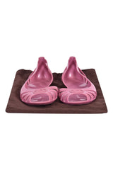 Gucci Blush Pink Jelly Interlocking Gg Marola Jelly Ballet Flats