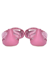 Gucci Blush Pink Jelly Interlocking Gg Marola Jelly Ballet Flats