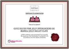 Gucci Blush Pink Jelly Interlocking Gg Marola Jelly Ballet Flats