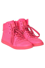 Gucci Dapper Dan Leather Pink Trainers