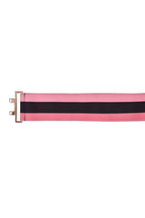 Gucci Elastic Pink Striped Belt