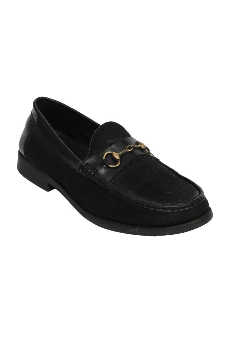 Gucci EU 44 Horsebit Black Loafers