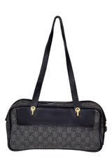 Guccigg Black Canvas Handbag