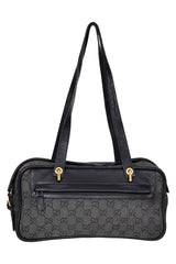 Guccigg Black Canvas Handbag