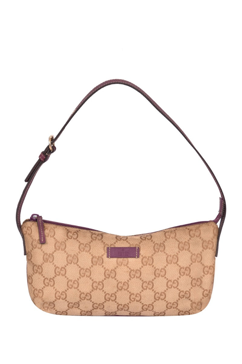 Gucci Gg Canvas Boat Pochette