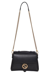 Gucci Gg Interlocking Leather Chain Crossbody Bag