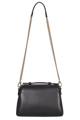 Gucci Gg Interlocking Leather Chain Crossbody Bag