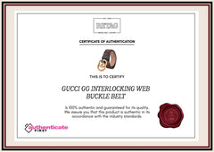 Gucci Gg Interlocking Web Buckle Belt Rt144-10