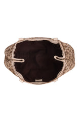 Gucci Gg Monogram Canvas New Lady Web Shoulder Bag