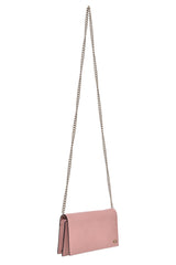 gucci-gg-pink-leather-chain-sling-bag