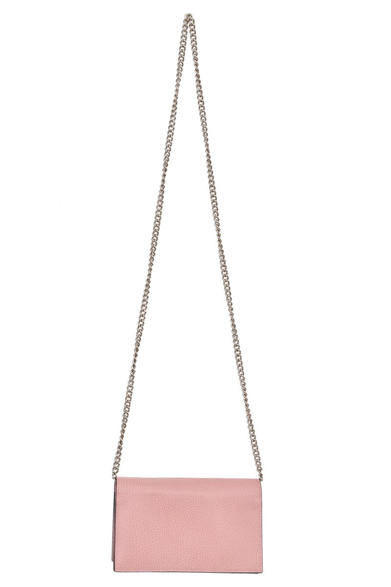 gucci-gg-pink-leather-chain-sling-bag