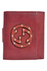 Gucci Gg Red Leather Wallet