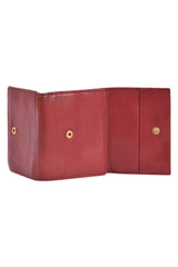 Gucci Gg Red Leather Wallet