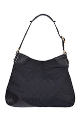 Gucci Gg Sherry Horsebitcanvas Shoulder Bag