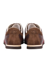 Gucci Gg Web Monogram Leather Sneakers