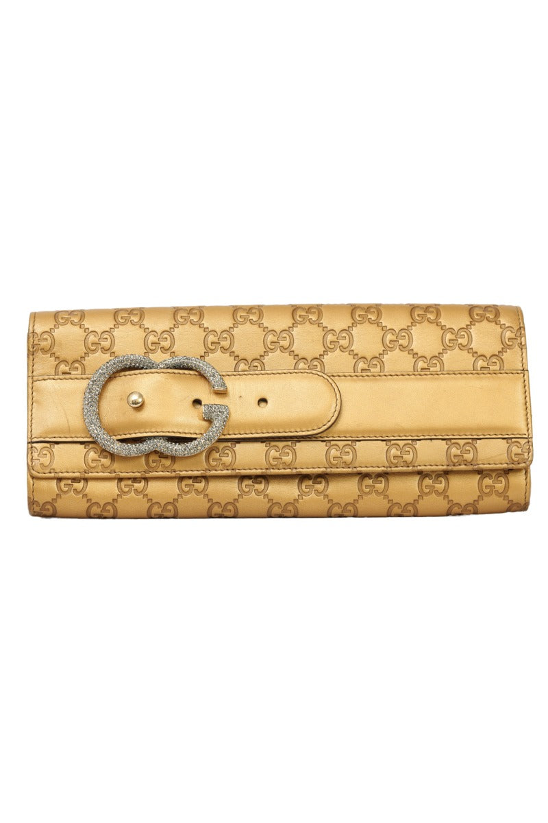 Gucci Gold Broadway Golden Clutch Rt179-10