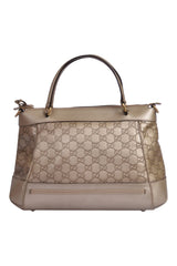 Gucci Gold Guccissima Mayfair Shoulder Bag