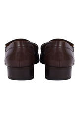 Gucci Guccissima Brown Leather Loafers