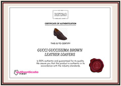 Gucci Guccissima Brown Leather Loafers