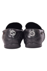 Gucci Guccissima Monogram Leather Loafers Rt128-10