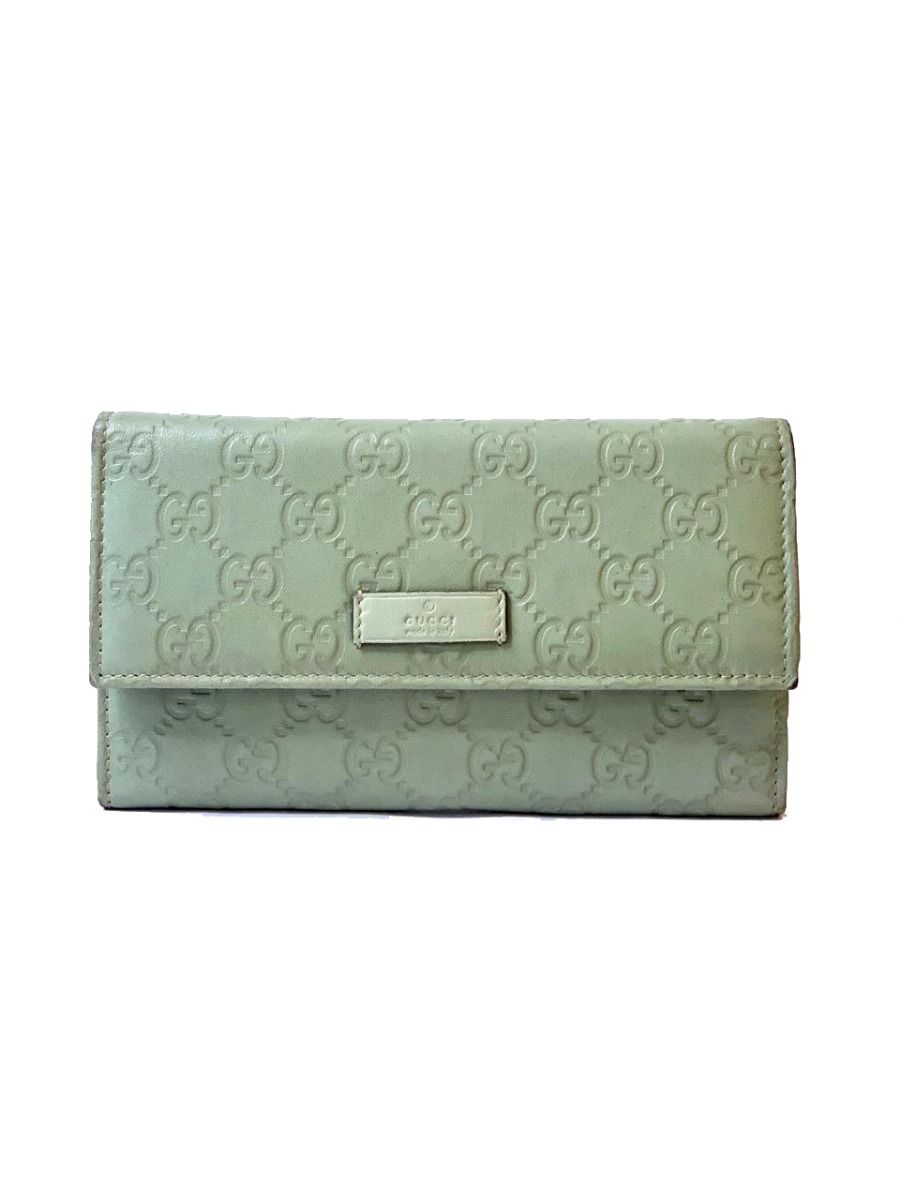 Gucci Guccissima Tri Fold Wallet