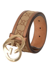 Gucci Heart Shaped Interlocking Gg Buckle Belt