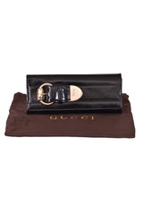 Gucci Patent Leather Buckle Clutch