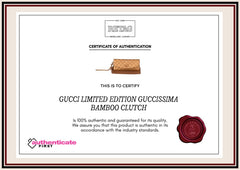 Gucci Limited Edition Guccissima Bamboo Clutch