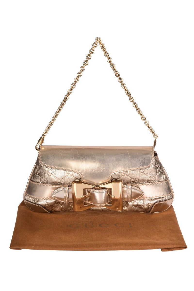 Gucci Limited Edition Queen Bow Buckle Bag
