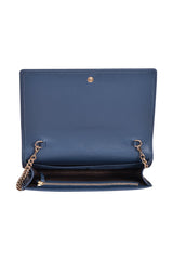 Gucci Mini Soho Pebbled Leather Walleton Chain