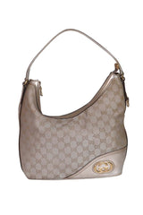 Gucci Silver Britt Hobobag