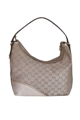 Gucci Silver Britt Hobobag