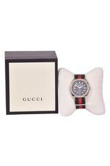 Gucci Stainless Steel & Nylon Web Watch