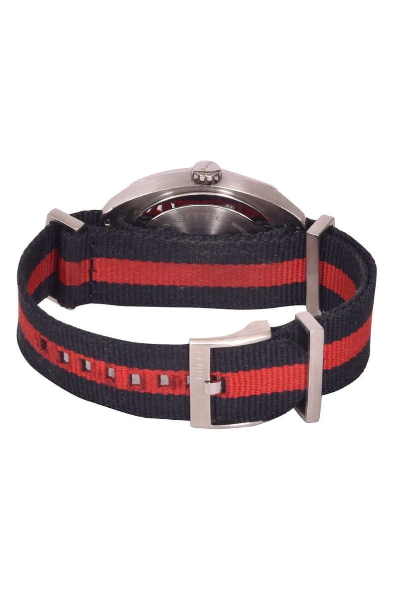 Gucci Stainless Steel & Nylon Web Watch
