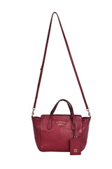 Gucci Swing Leather Satchel Bag