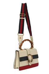 Gucci Tricolor Medium Leather Dionysus Bamboo Top Handle Bag