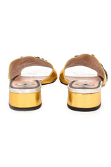 Gucci Wangy Embellished Flat Slides