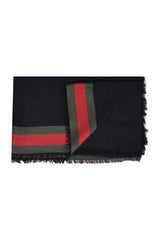 Gucci Web Black Monogram Stole
