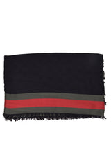 Gucci Web Black Monogram Stole