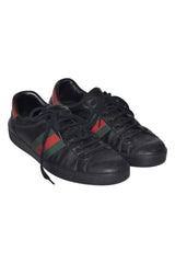 Gucci Web Lace Up Sneakers