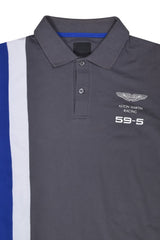 Hackett Aston Martin Racing Blue Polo T-Shirt