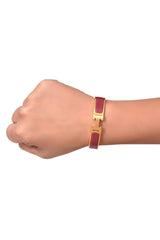 Hermes Enamel H Clic Clac Bracelet