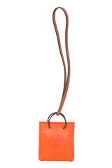 hermes-sac-orange-bag-charm