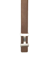 HERMES TAN/BROWN LEATHER REVERSIBLE BELT